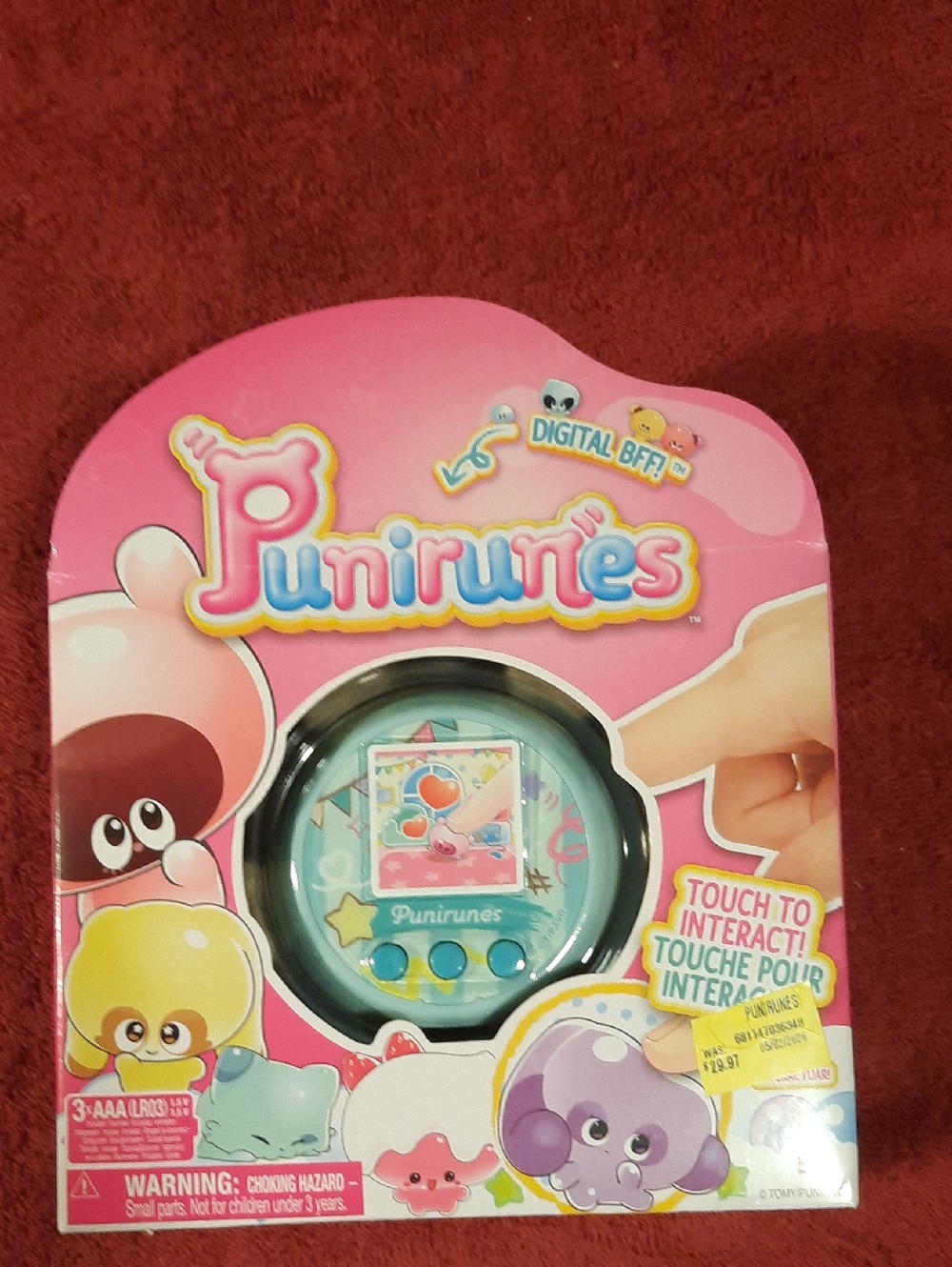 Punirunes Digital BFF Touch Toy Unlock 55 Characters Interactive Toy